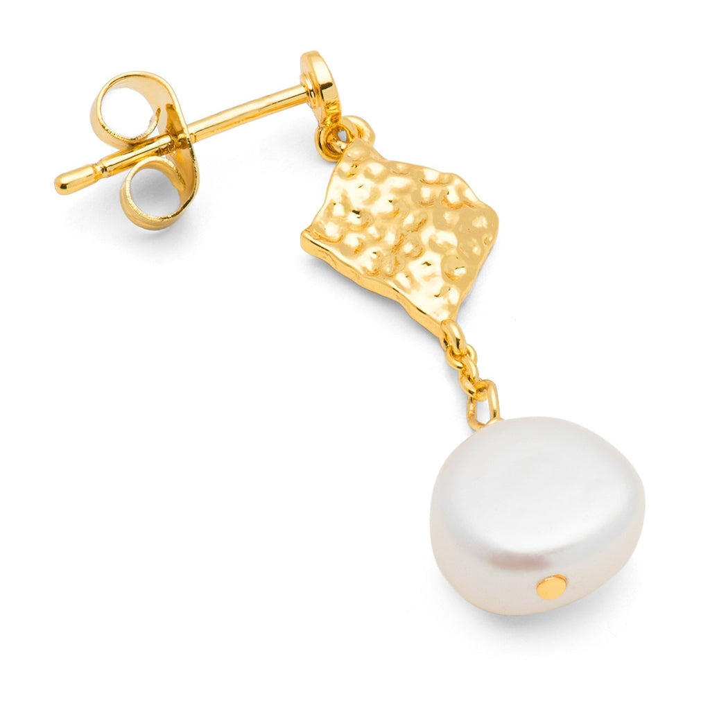 LULU Copenhagen Boheme Pearl Ohrring 1 stück Ear stud, 1 pcs Vergoldet