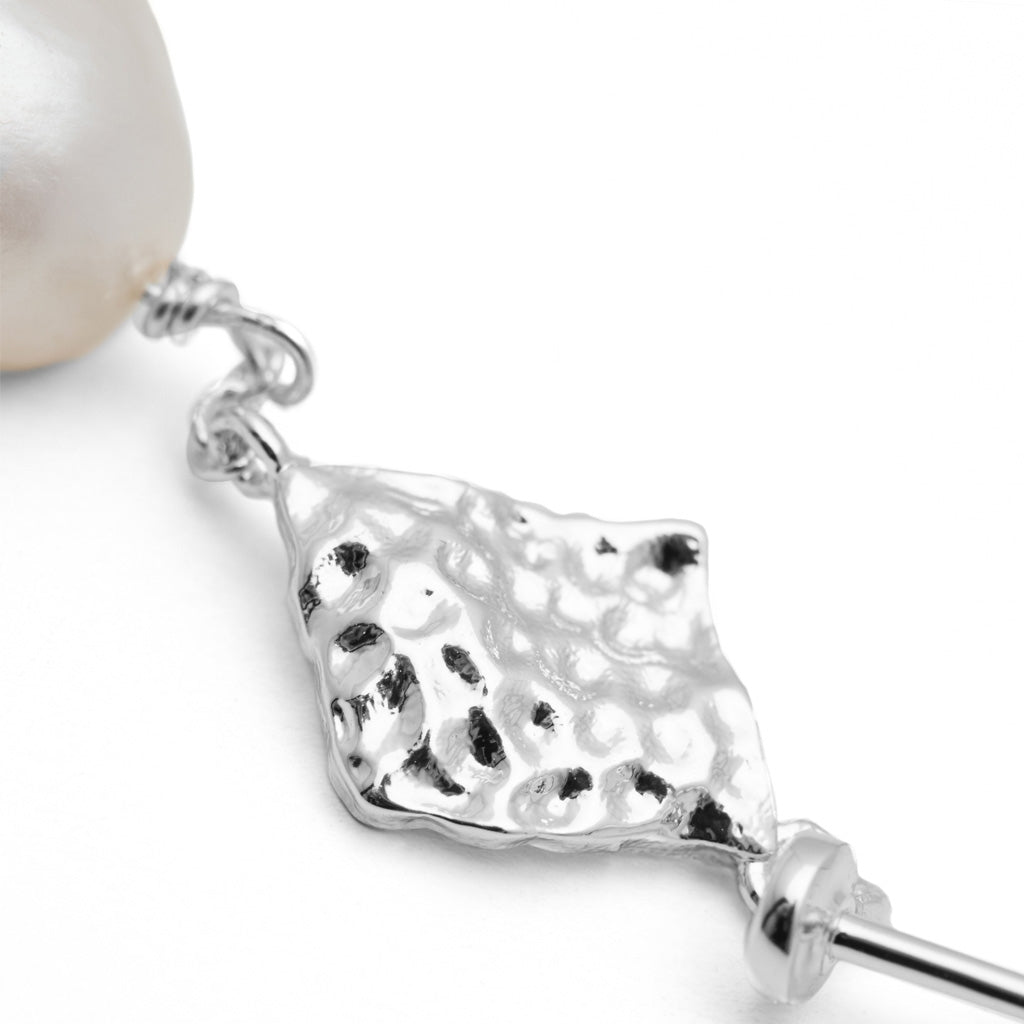 LULU Copenhagen Boheme Pearl Ohrring 1 stück Ear stud, 1 pcs Silver Plated