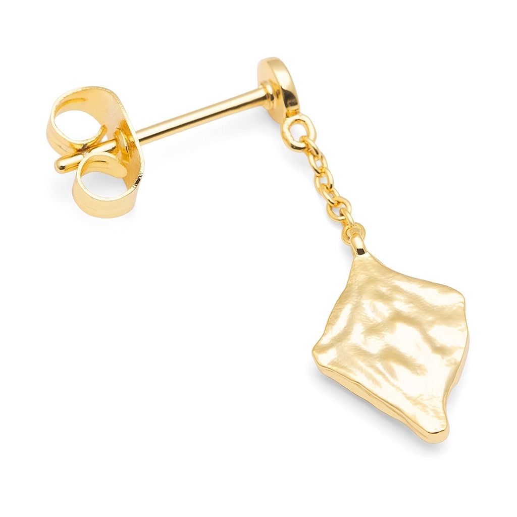LULU Copenhagen Boheme Vergoldetes Ohrring 1 stück Ear stud, 1 pcs Vergoldet