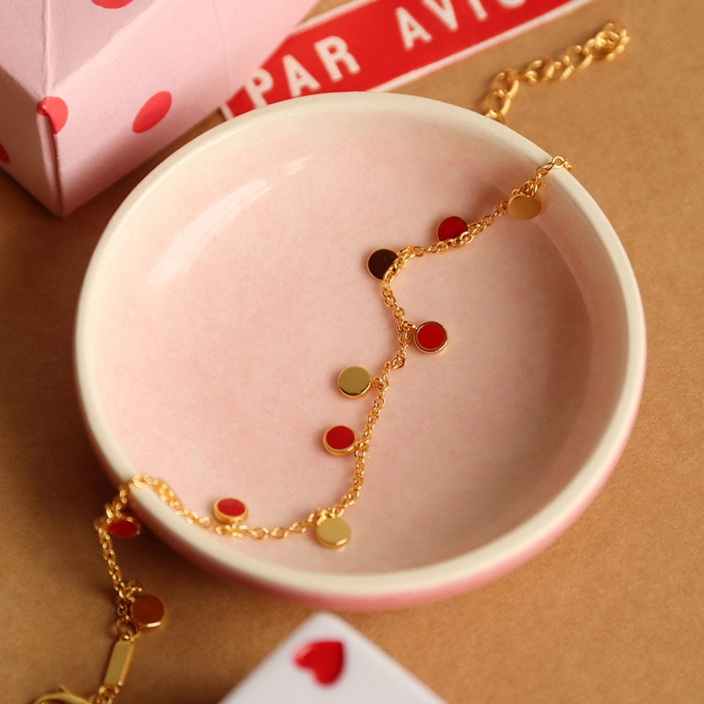 LULU Copenhagen Boho Armband Bracelets Passion Red