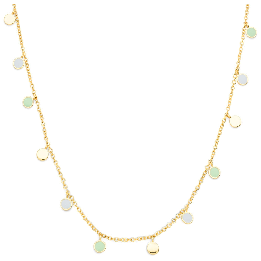 LULU Copenhagen Boho Halskette Necklaces Skyride Blue/Seasalt Green