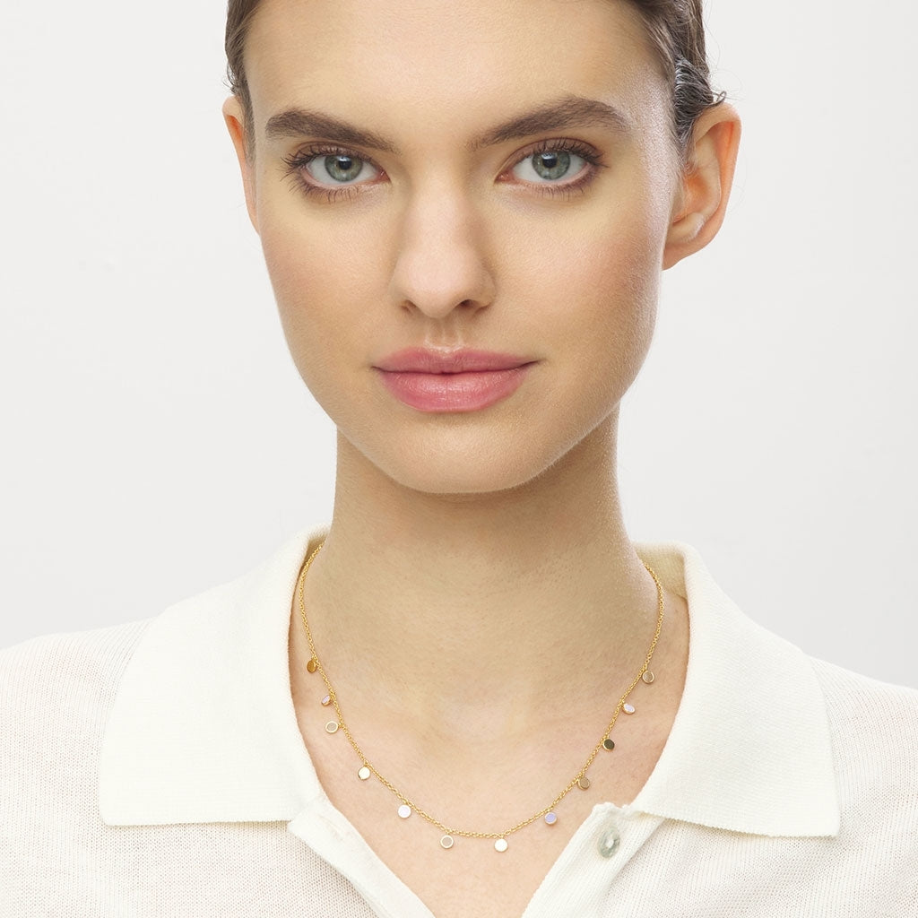LULU Copenhagen Boho Halskette Necklaces Mocha Mousse/Purple