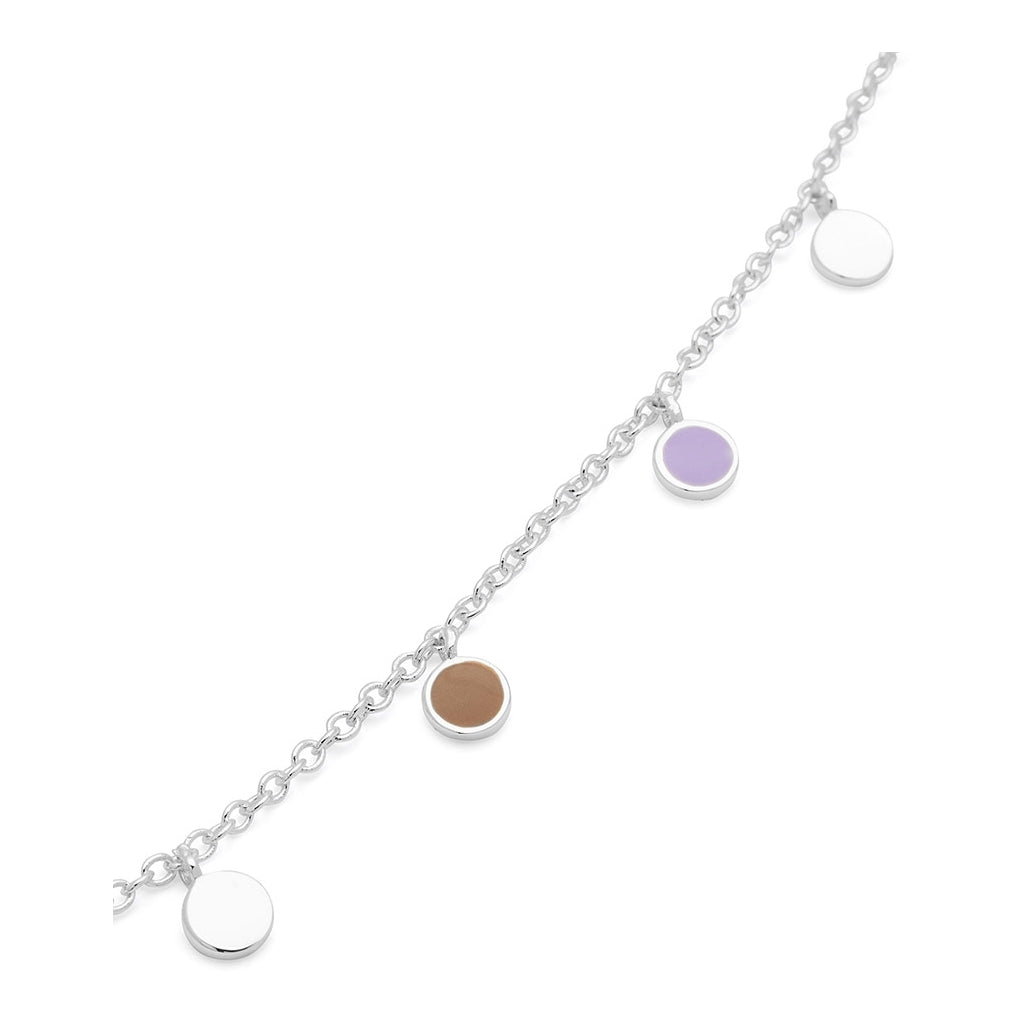 LULU Copenhagen Boho Halskette Necklaces Mocha Mousse/Purple