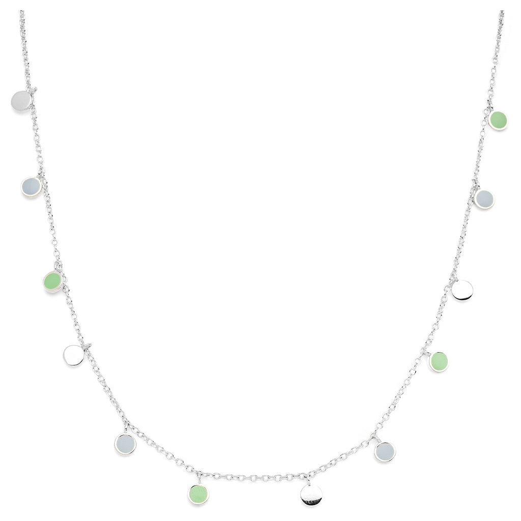 LULU Copenhagen Boho Halskette Necklaces Skyride Blue/Seasalt Green