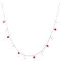 Boho Halskette - Passion Red