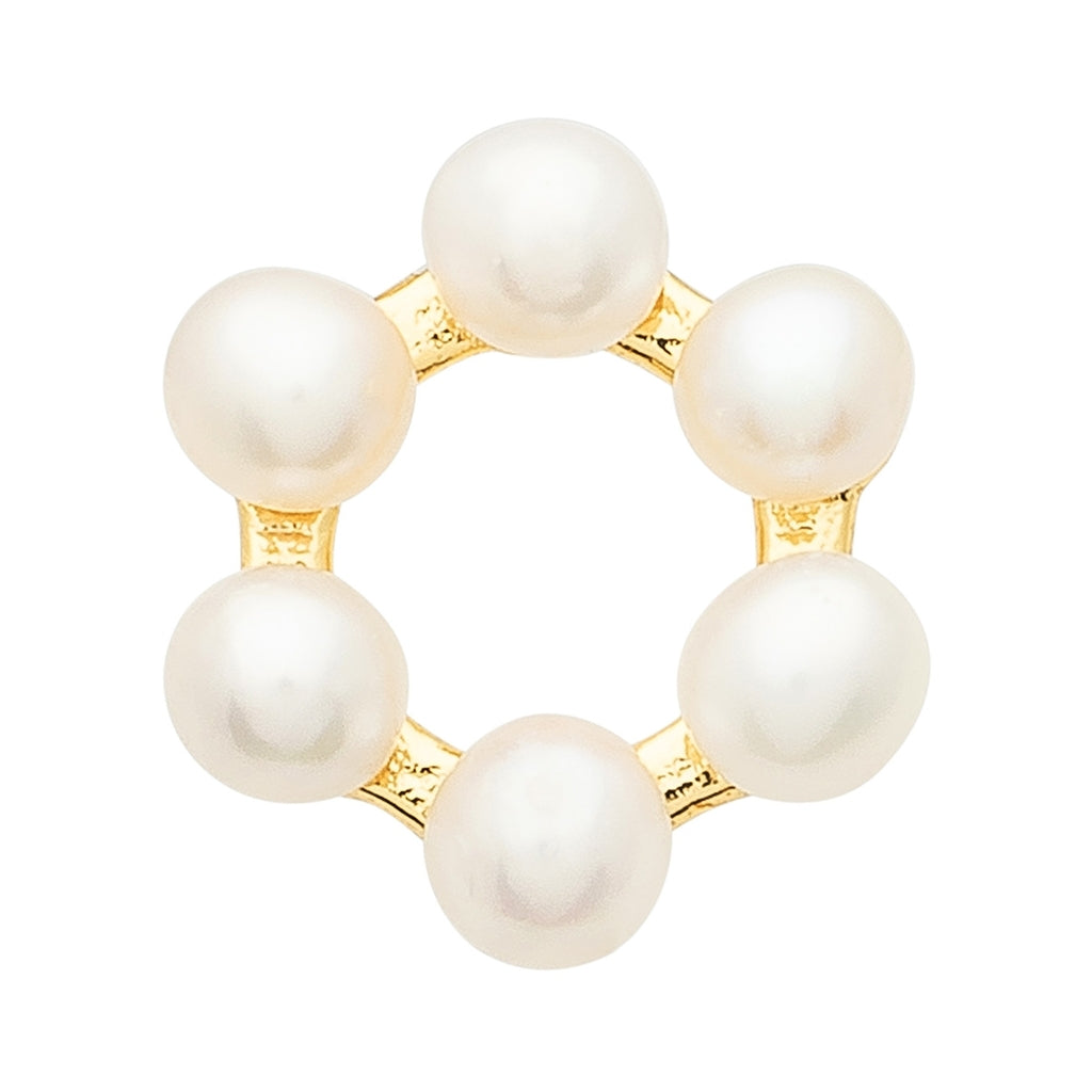 LULU Copenhagen Bouquet Circle earring 1 pcs Ear stud, 1 pcs Vergoldet