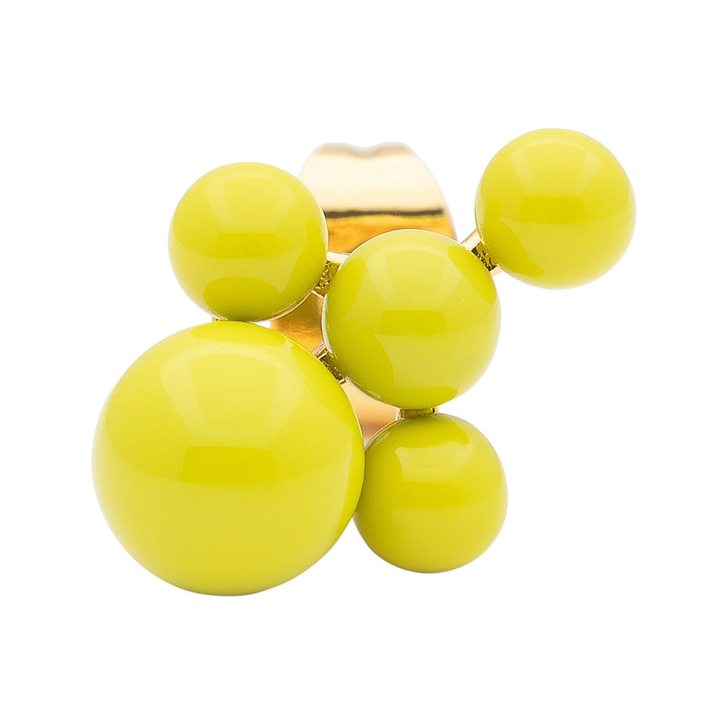 LULU Copenhagen Bouquet Cloud Ohrring 1 stück Ear stud, 1 pcs Wild Lime