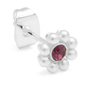 Bouquet Crystal Flower 1 stück - Versilbert - Amethyst
