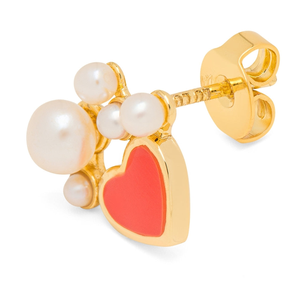 LULU Copenhagen Bouquet Dream Ohrring 1 stück Ear stud, 1 pcs Vergoldet