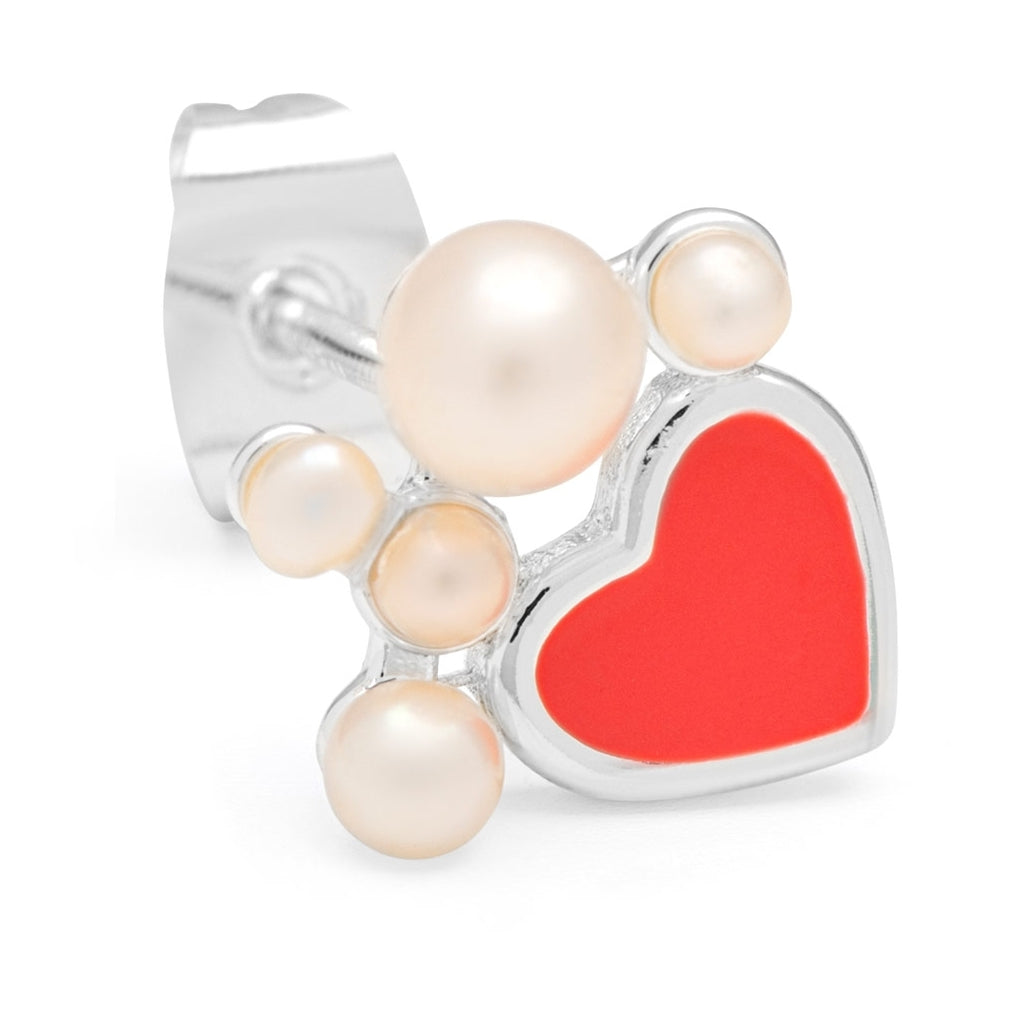 LULU Copenhagen Bouquet Dream Ohrring 1 stück Ear stud, 1 pcs Silver Plated