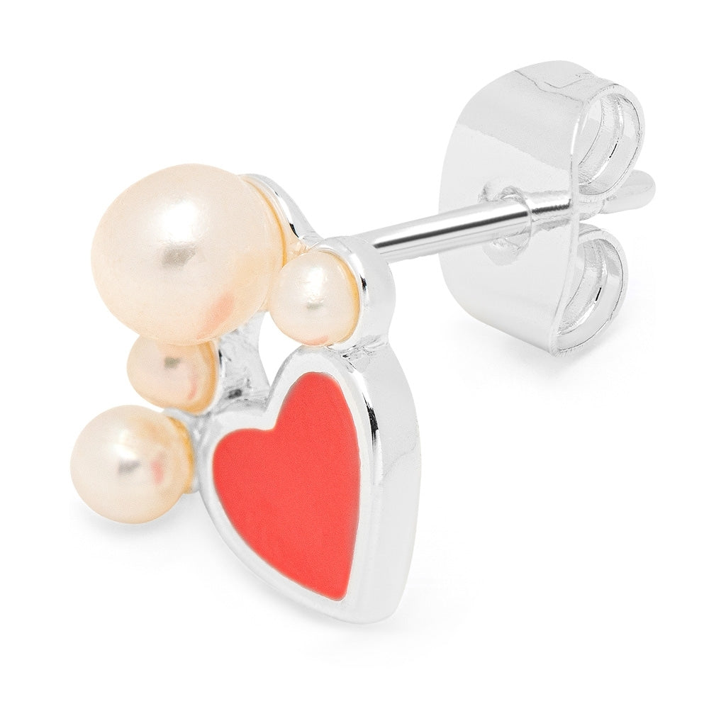 LULU Copenhagen Bouquet Dream Ohrring 1 stück Ear stud, 1 pcs Silver Plated