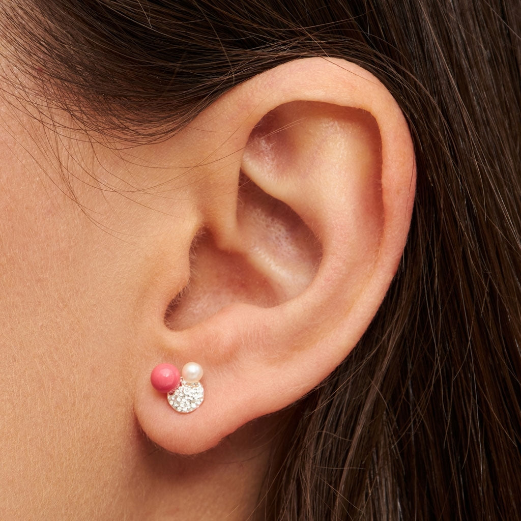 LULU Copenhagen Bouquet Dream Ohrring 1 stück Ear stud, 1 pcs Silver Plated