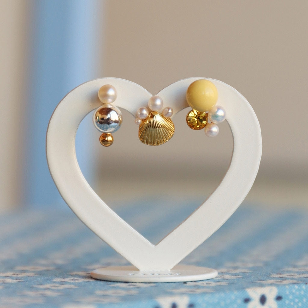 LULU Copenhagen Bouquet Lemon Ohrring 1 stück Ear stud, 1 pcs Vergoldet