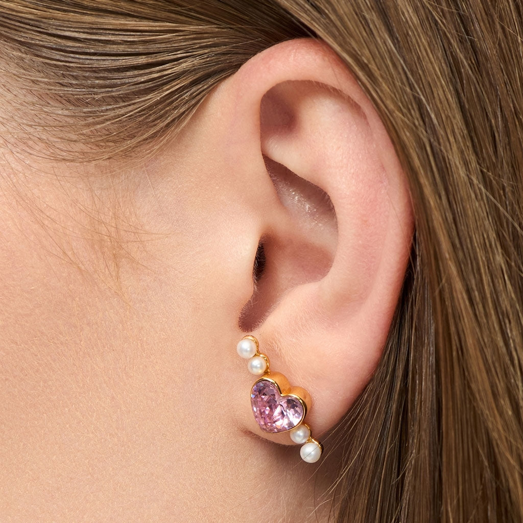 LULU Copenhagen Bouquet Love Ohrring 1 stück Ear stud, 1 pcs Vintage Rose