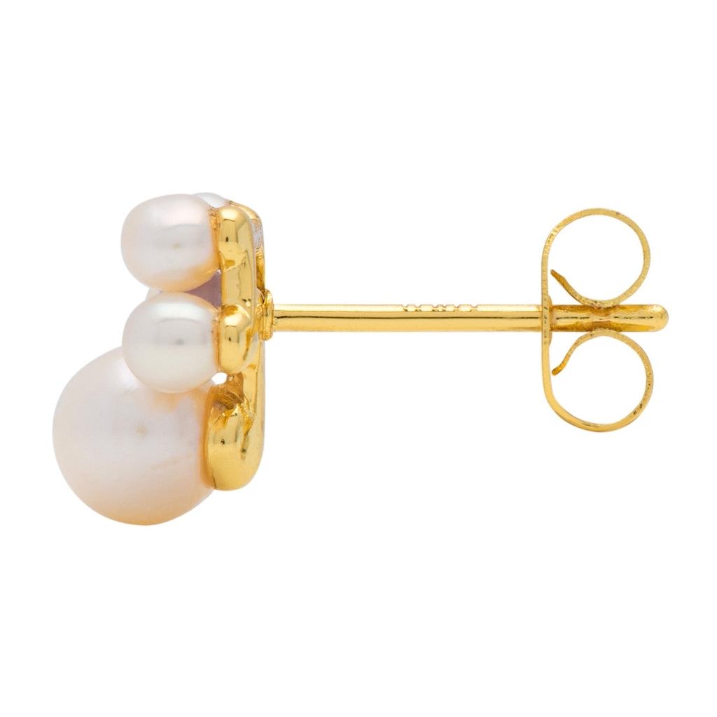 LULU Copenhagen Bouquet Pearls Ohrring 1 stück Ear stud, 1 pcs Lavendel