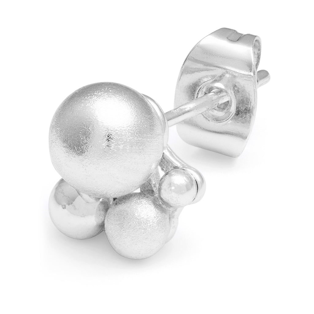 LULU Copenhagen Bouquet Silver Ohrring 1 stück Ear stud, 1 pcs Silver Plated