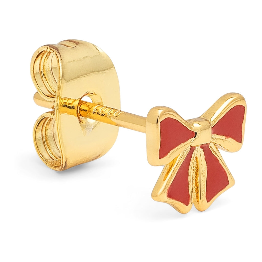LULU Copenhagen Bow Ohrring 1 stück Ear stud, 1 pcs Vergoldet