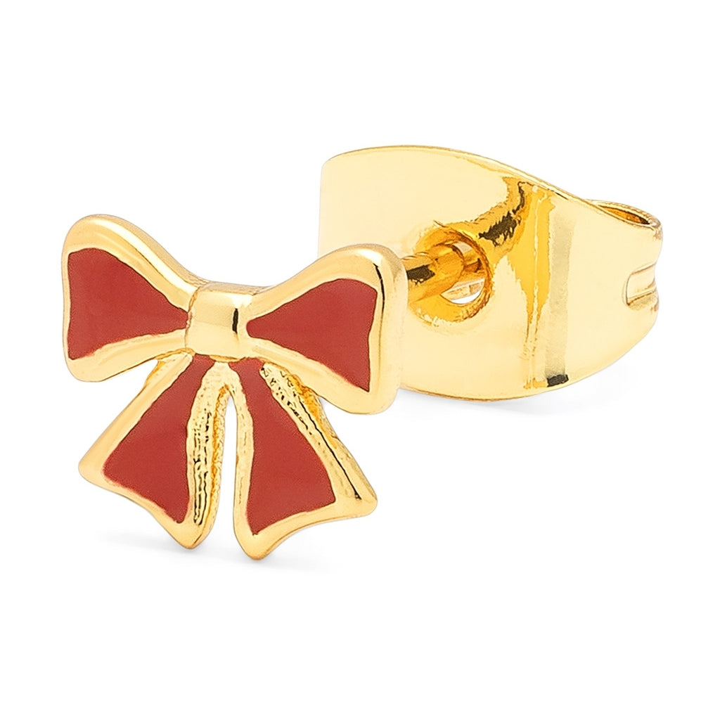 LULU Copenhagen Bow Ohrring 1 stück Ear stud, 1 pcs Vergoldet