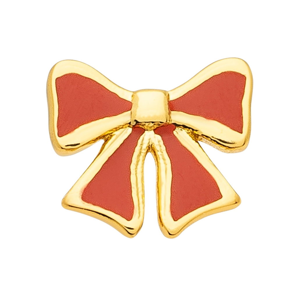 LULU Copenhagen Bow Ohrring 1 stück Ear stud, 1 pcs Vergoldet