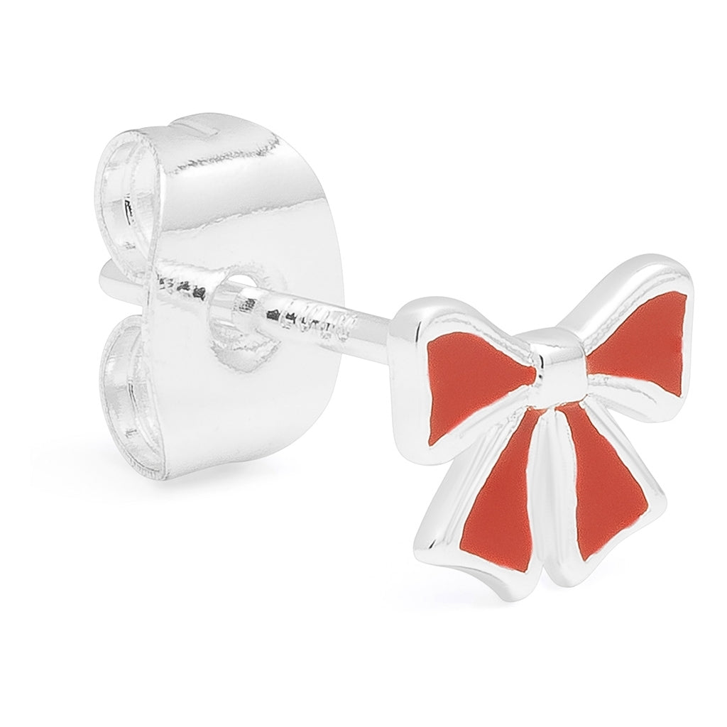 LULU Copenhagen Bow Ohrring 1 stück Ear stud, 1 pcs Silver Plated