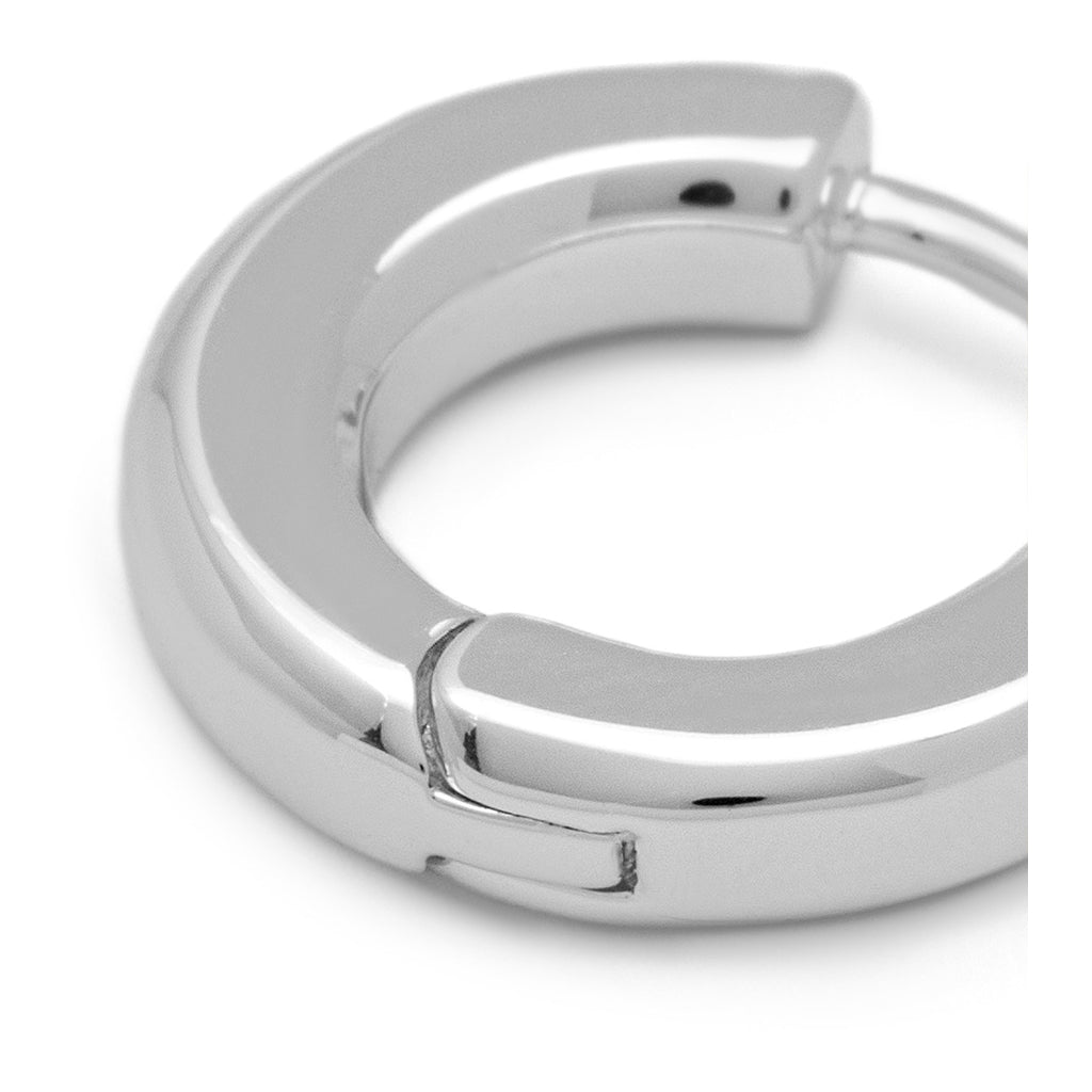 LULU Copenhagen Buckle Hoops Large Paar Hoops Silver Plated