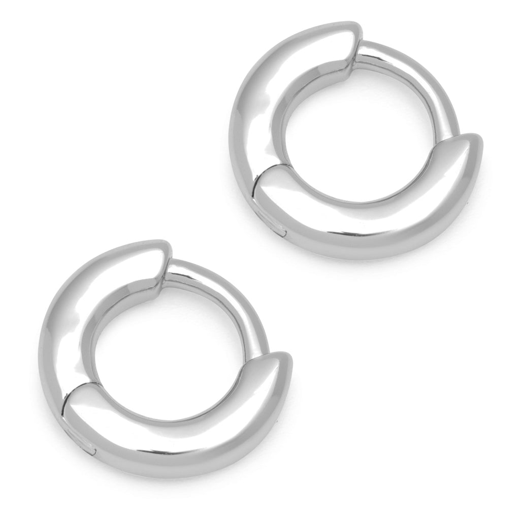 LULU Copenhagen Buckle Hoops Small paar Hoops Silver Plated