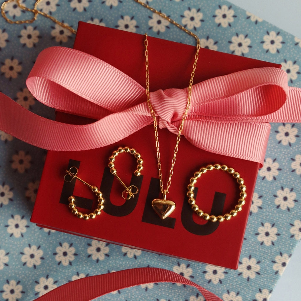 LULU Copenhagen Classic Heart Halskette Vergoldet Necklaces Vergoldet