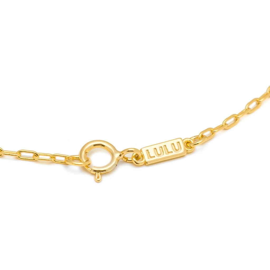 LULU Copenhagen Classic Heart Halskette Vergoldet Necklaces Vergoldet