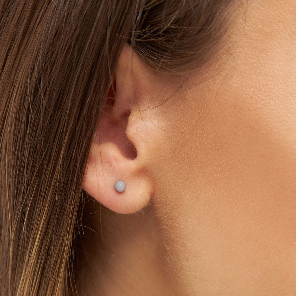 LULU Copenhagen Color Ball Ohrring 1 stück Ear stud, 1 pcs Grau