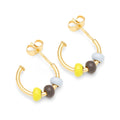Color Ball 3 Hoops paar - Vergoldetes - Poetry