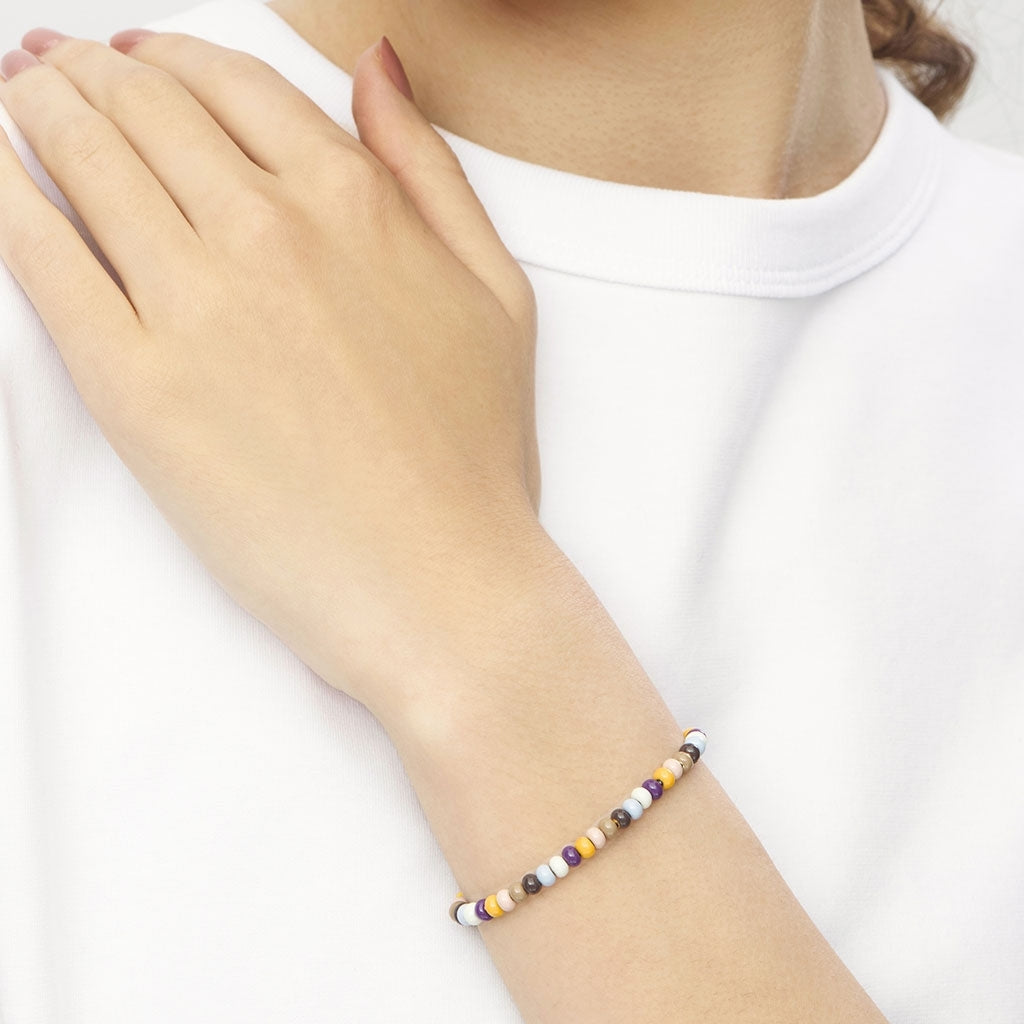 LULU Copenhagen Color Ball Armband Bracelets Golden Harvest
