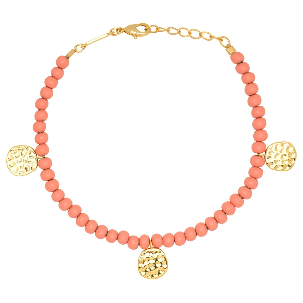 LULU Copenhagen Color Ball Bracelet Charms vergoldet Bracelets Burnt Coral