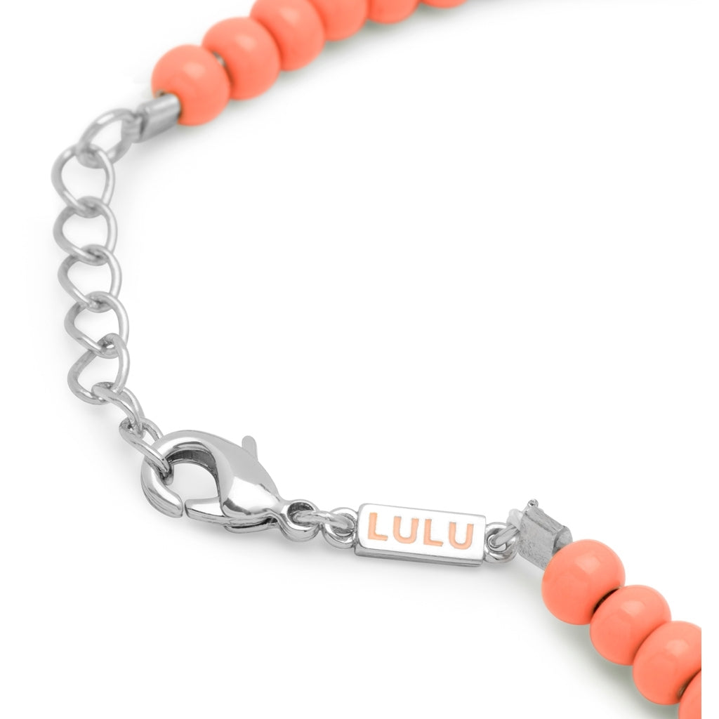 LULU Copenhagen Color Ball Armband Charms versilbert Bracelets Burnt Coral