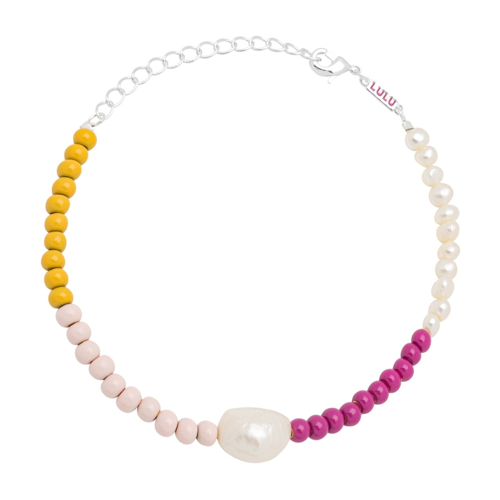 LULU Copenhagen Color Ball Bracelet Pearls versilbert Bracelets Silver Plated