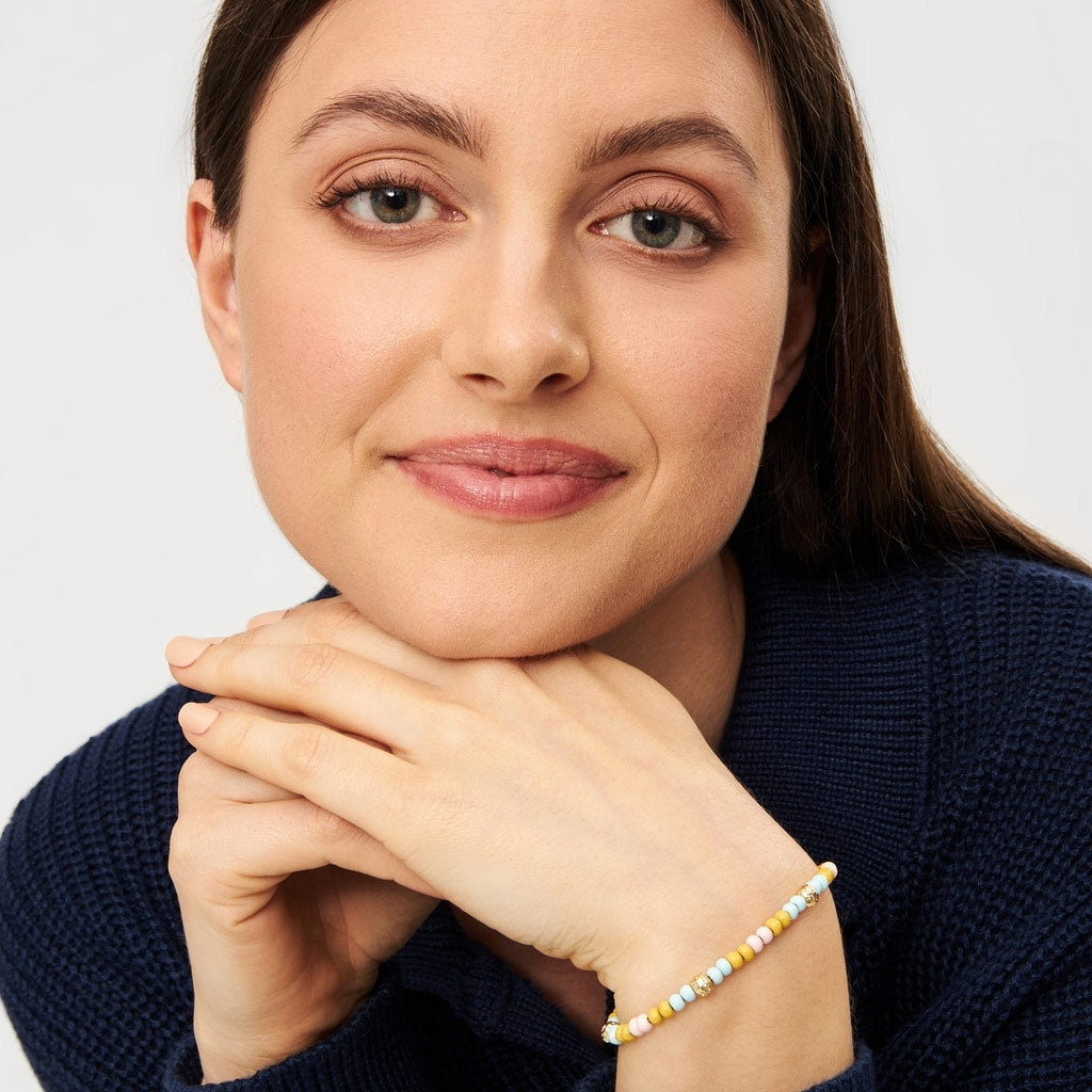 LULU Copenhagen Color Ball Bracelet Summer vergoldet Bracelets Vergoldet