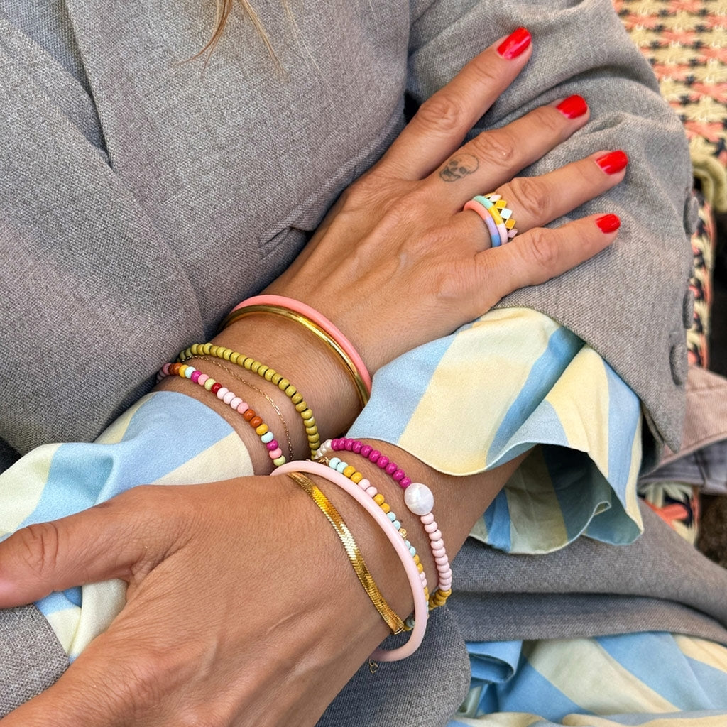 LULU Copenhagen Color Ball Bracelet Summer versilbert Bracelets Silver Plated