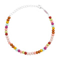 Color Ball Bracelet versilbert - Mix