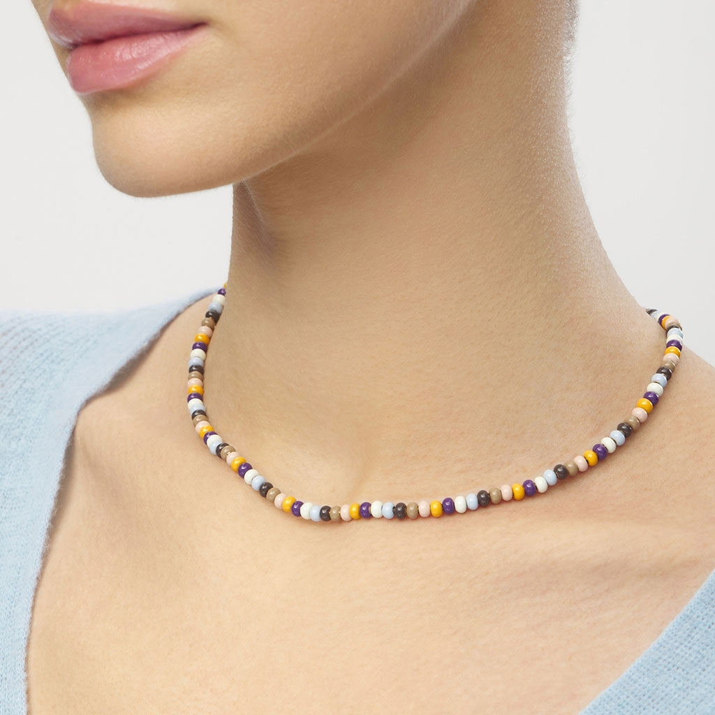 LULU Copenhagen Color Ball Halskette Necklaces Golden Harvest