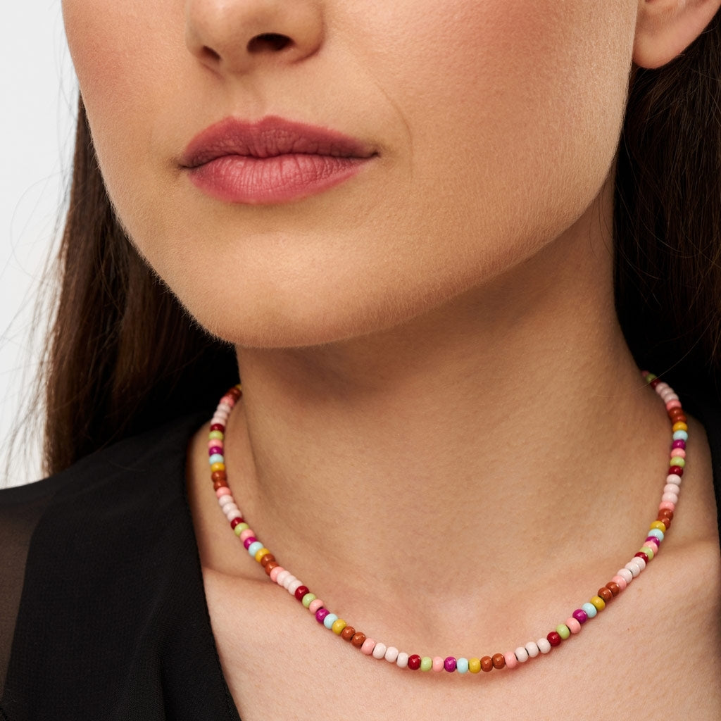 LULU Copenhagen Color Ball Halskette kurze Necklaces Mix