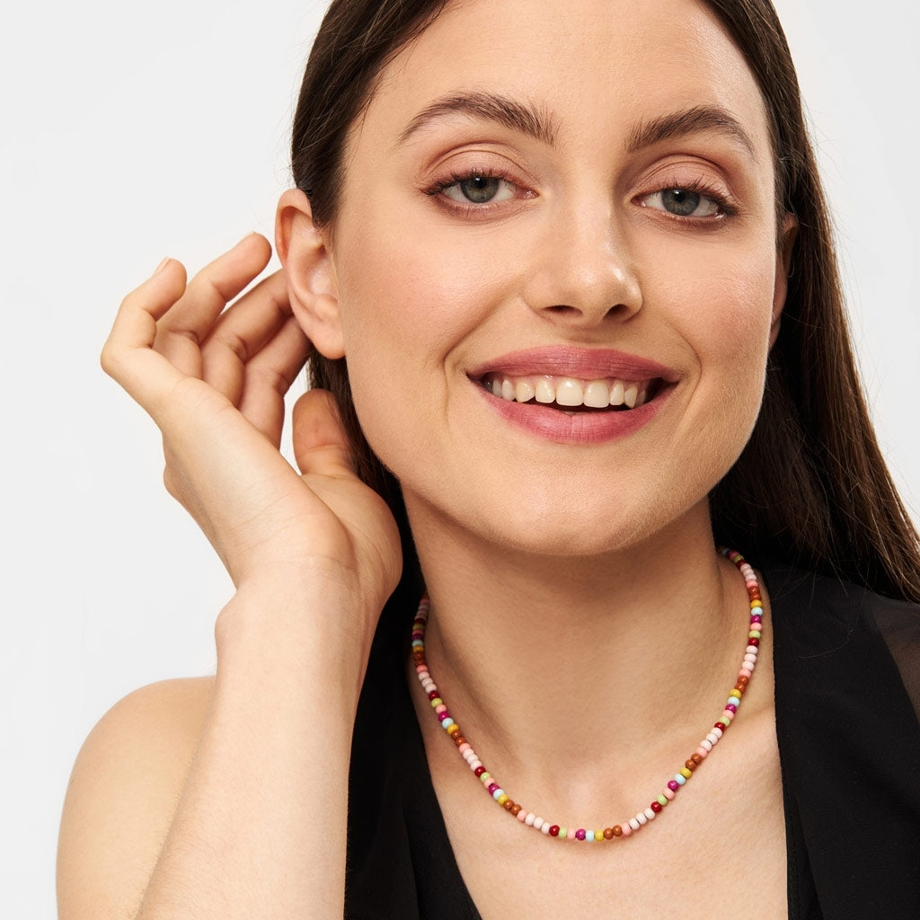 LULU Copenhagen Color Ball Halskette kurze Necklaces Mix