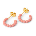Color Ball Hoops - Kleine Paar - Burnt Coral