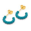 Color Ball Hoops - Small - Paar - Retro Blue