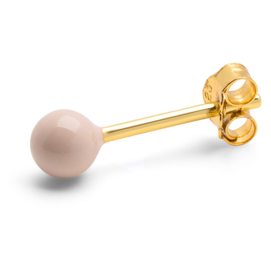 LULU Copenhagen Color Ball Medium Ohrring 1 stück Ear stud, 1 pcs Silk Light Pink