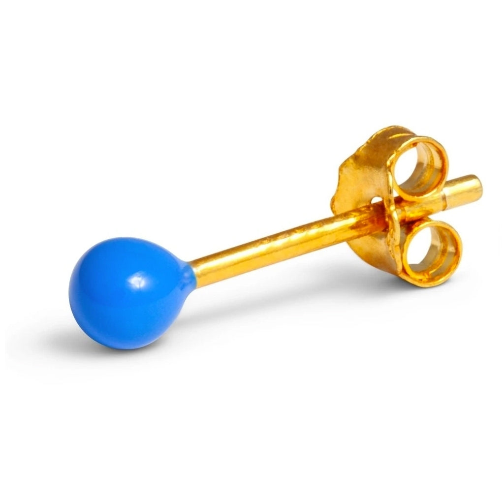 LULU Copenhagen Color Ball Ohrring 1 stück Ear stud, 1 pcs Blue