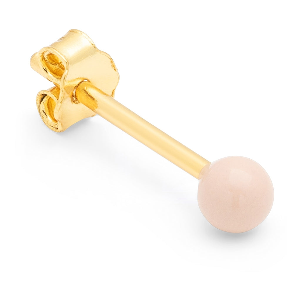 LULU Copenhagen Color Ball Ohrring 1 stück Ear stud, 1 pcs Dusty Peach