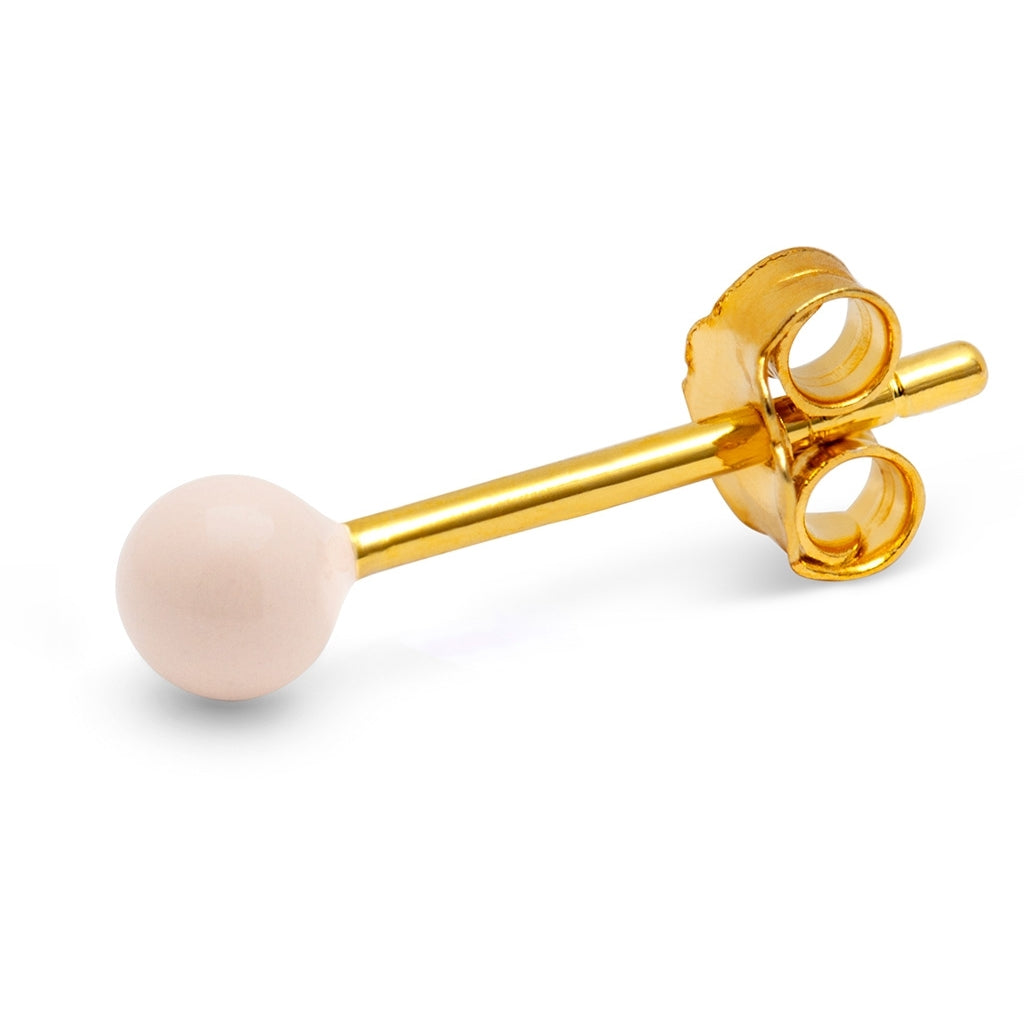 LULU Copenhagen Color Ball Ohrring 1 stück Ear stud, 1 pcs Dusty Peach