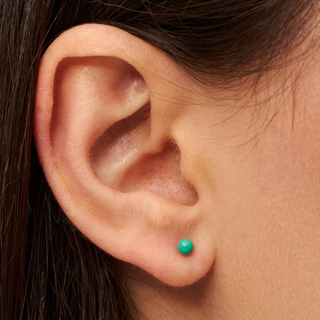 LULU Copenhagen Color Ball Ohrring 1 stück Ear stud, 1 pcs Hellgrün
