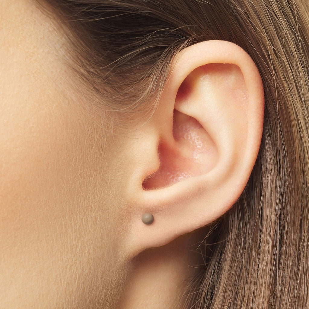 LULU Copenhagen Color Ball Ohrring 1 stück Ear stud, 1 pcs Mocha Mousse