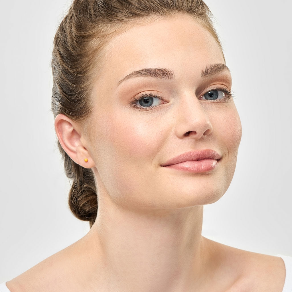 LULU Copenhagen Color Ball Ohrring 1 stück Ear stud, 1 pcs Sunflower