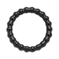 Color Ball Ring - Schwarz